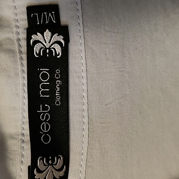 C'est Moi oversized button down top - Picture 2 of 3